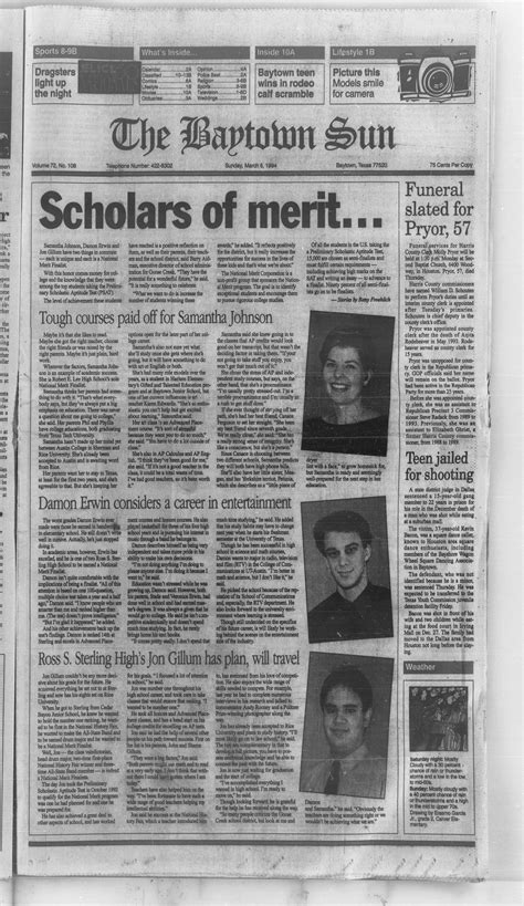 The Baytown Sun (Baytown, Tex.), Vol. 72, No. 108, Ed. 1 Sunday, March