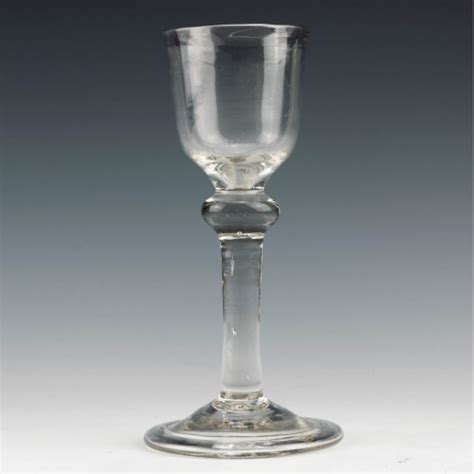 Georgian Balustroid Stem Wine Glass C1745