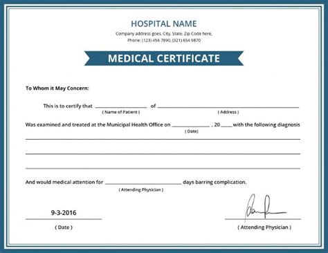 Medical Certificate Sample Letter For Your Needs Letter Template