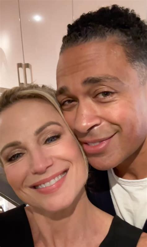 Amy Robach And Tj Holmes Share A Look At The Real Us In New Photos Us Weekly