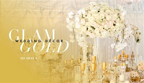 Wedding Ideas 21 Ways To Incorporate Gold Decorations And Details