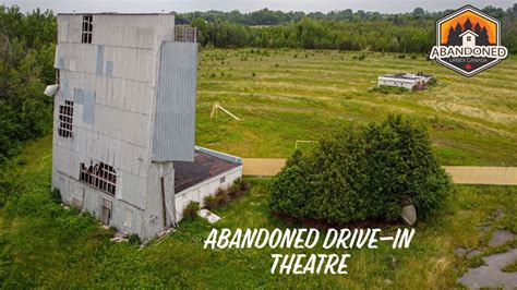 Incredible Abandoned Drive In Theatre With Film Projector Still Inside
