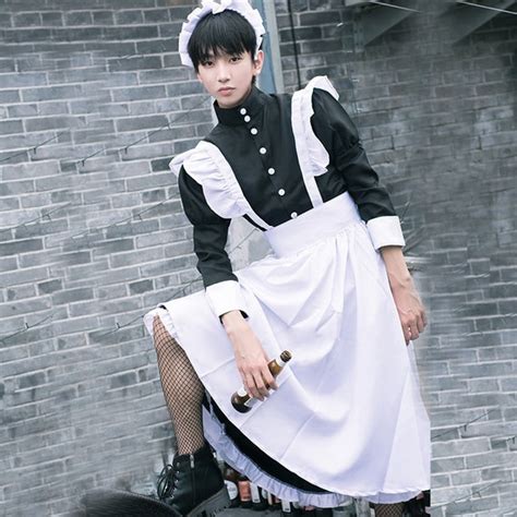 Men Cosplay Maid Outfit Cat Maid Outfit Maid Outfit Sweet Etsy Polska