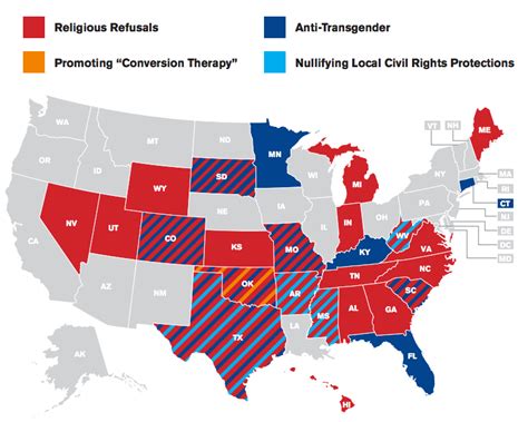 How State Legislators Plan To Limit Lgbt Rights Next In One Map Vox