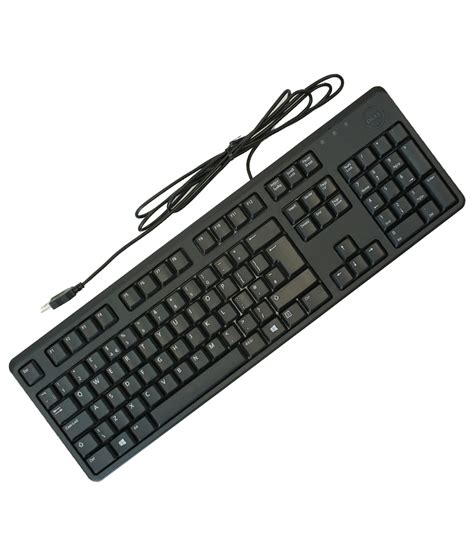 Dell Kb212 B External Usb Wired Slim Keyboard Us English Black