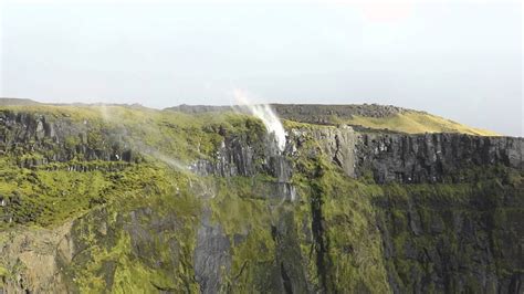 Upside Down Waterfall Iceland Youtube