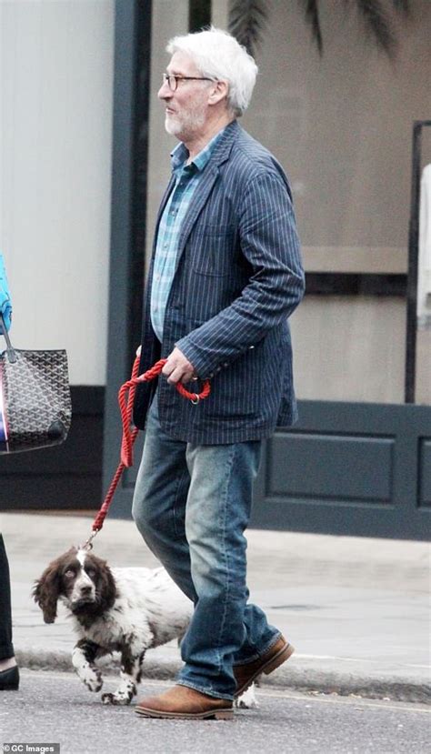 Jeremy Paxman 70 Looks Frail And Uses A Walking Stick In Manchester