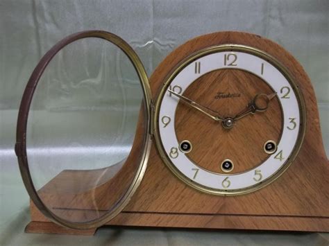 Forestville Wood Mantle Clock Parts Or Repair