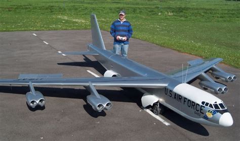 Gigantic B 52 Stratofortress Rc Scale Model Airplane Flight