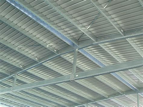 The steel roof truss design discussed in this page is the same procedures used in calculation roof trusses for wood building roof trusses design and analysis. Boxspan Steel Rafters & Purlins For Skillion or Cathedral ...