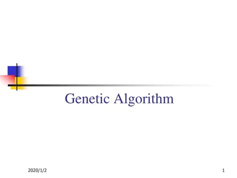 Ppt Genetic Algorithm Powerpoint Presentation Free Download Id9355351