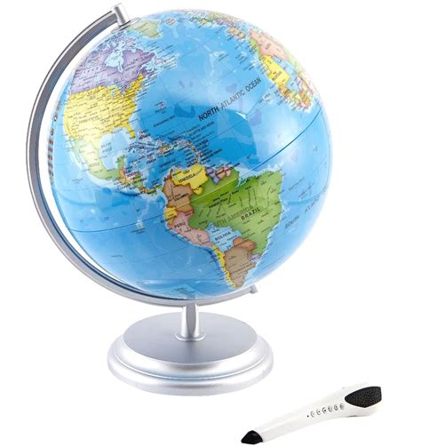 Edu Science Interactive Globe World With Smart Pen Brand New Factory