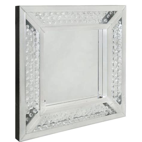 you ll love the winston floating crystal square wall mirror at uk great deals on