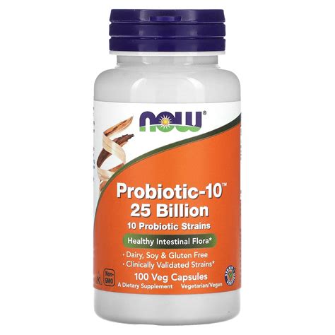 Now Foods Probiotic 10 25 Billion 100 Veg Capsules