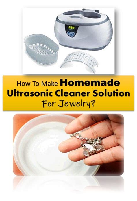 If you prefer a hand cleaning kit instead of a machine, we recommend the simple shine complete jewelry cleaning kit. How to Make Homemade Ultrasonic Cleaner Solvent ...