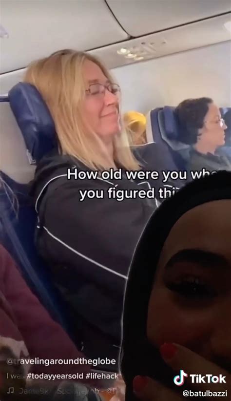 traveler s tiktok video goes viral after realizing airplanes seats have built in head rests
