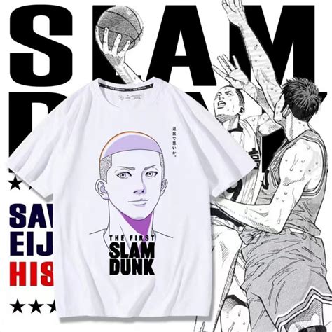 eiji sawakita anime tshirts slam dunk basketball manga graphic men tee couple undertale shopee