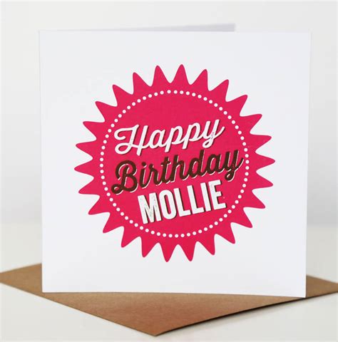 Personalised Happy Birthday Card By Allihopa