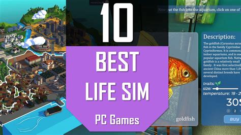 Top 10 Life Sim Games Best Simulation Games For Pc Youtube