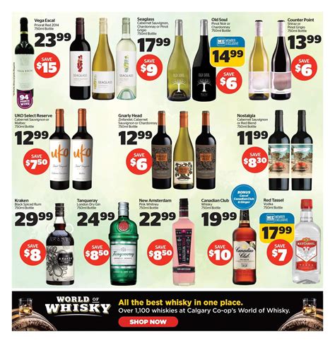 Calgary Co-op Liquor Flyer June 8 to 14