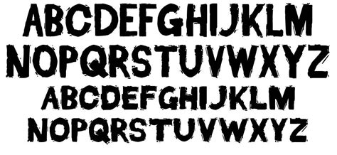 Dead Font Walking Font By Andrew Mccluskey Fontriver