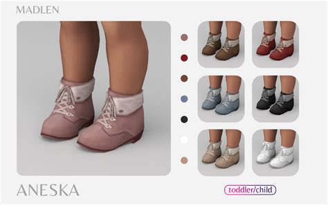 Madlen — Madlen Aneska Boots Toddlerchild Cute Ankle Sims 4