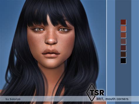 Soloriyas Mouth Corners Brit Makeup Cc Sims 4 Cc Eyes Skin