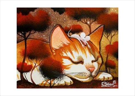 Painting Print ᚗ Cat And Mouse ᚗ By Raphaël Vavasseur Etsy Cat
