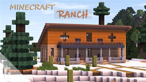 The Ranch Mansion Minecraft Tutorial Youtube