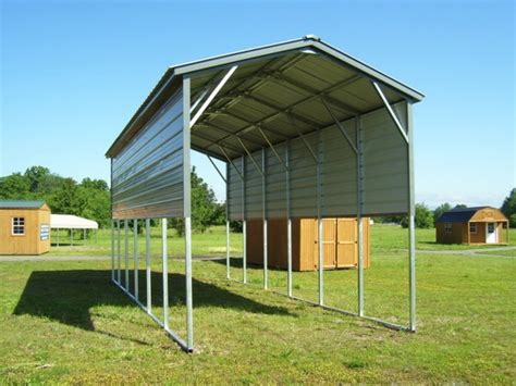 They have as many uses as that of a garage and that is especially true when the carport is partly enclosed or coupled with a storage shed. Carport | Vertical Roof | 12W x 31L x 12H Metal RV Carport Cover