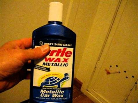 The metallic drinks bottle is suitable to hold both hot and cold liquids as well as both food and drink. METALLIC TURTLE CAR WAX-BLUE BOTTLE - YouTube