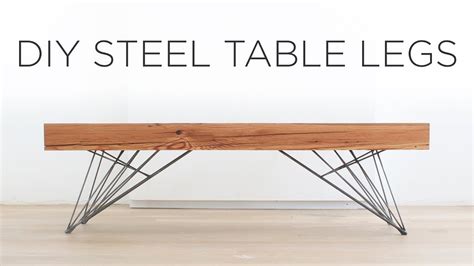 Shop through a wide selection of furniture legs at amazon.com. DIY: Table en bois avec Pieds en acier - Partie 2- Fixer ...