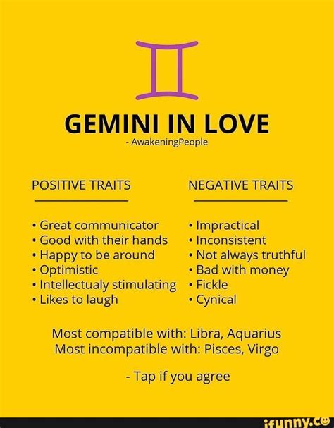 Gemini Personality Love