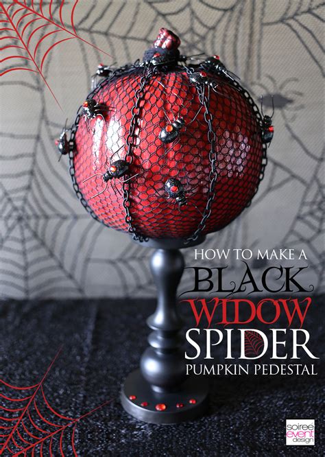 Most bites occur when the spider is accidentally disturbed or injured, and feels threatened. Halloween Dinner Party Table 3 Ways - Black Widow Spider ...