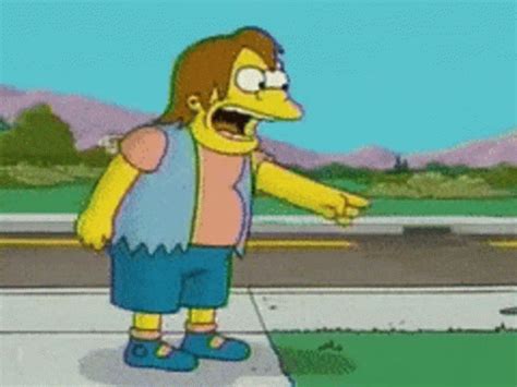 The Simpsons Nelson Muntz GIF The Simpsons Nelson Muntz Laugh GIF ləri kəşf edin və paylaşın