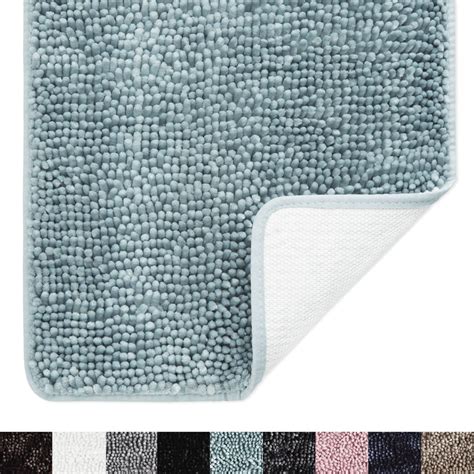 Sohome Spa Step Luxury Chenille Bath Mat 26x44 Super Absorbent And