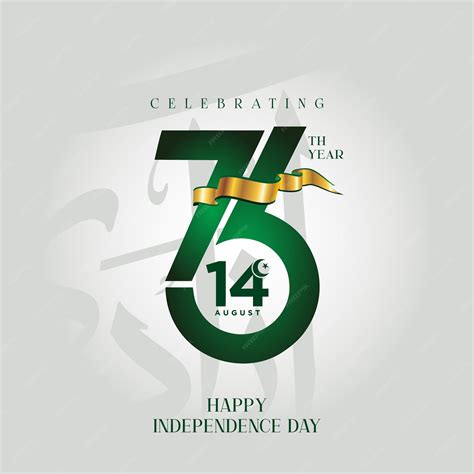 premium vector 76th pakistan independence day celebration