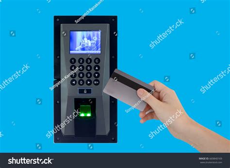 Electronic Key Card Finger Scan Access Stock Photo 669840169 Shutterstock