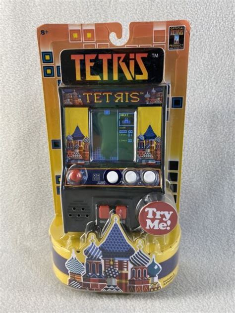 Basic Fun Tetris Retro Mini Arcade Handheld Classic Electronic Game Ebay