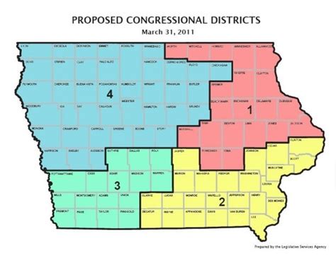 Maps New Old Iowa Districts
