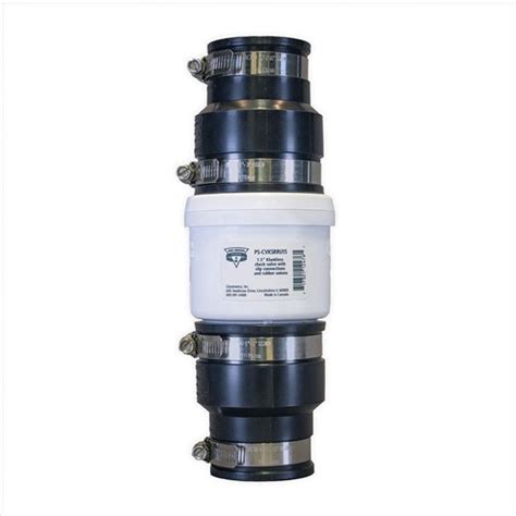15 Klunkless Check Valve W2 Rubber Unions Stop Flooding