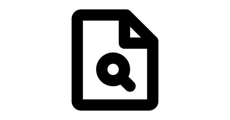 File Search Free Vector Icon Iconbolt