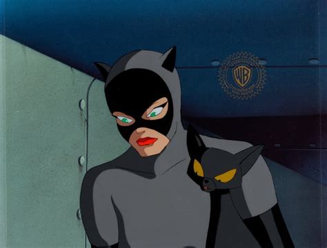 Batman The Animated Series Catwoman Production Cel In Brian Joness