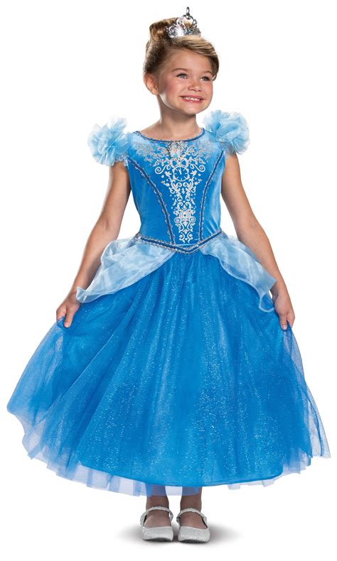 Disguise Disney Princess Girls Deluxe Cinderella Halloween Costume