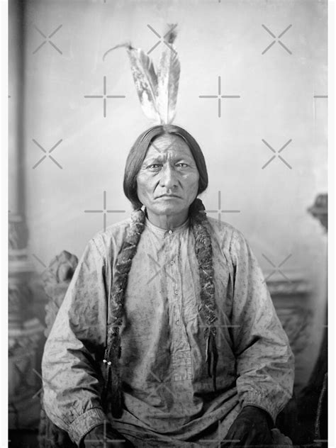 Lámina Fotográfica Toro Sentado Hunkpapa Líder Lakota Standing Rock