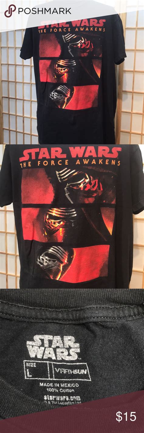 Star Wars The Force Awakens Kylo Ren T Shirt Star Wars Shirts Force