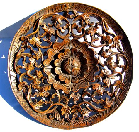 Maybe you would like to learn more about one of these? Carving-Lotus Flower-2 ft | Carving, Wood carving, Hand ...