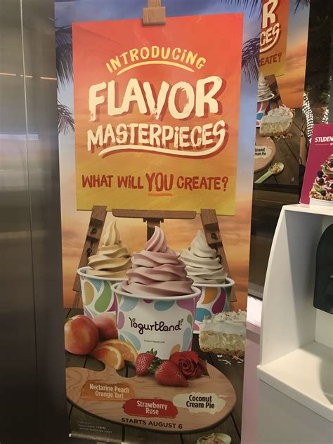 Yogurtland Flavor Masterpieces | Strawberry roses, Frozen yogurt
