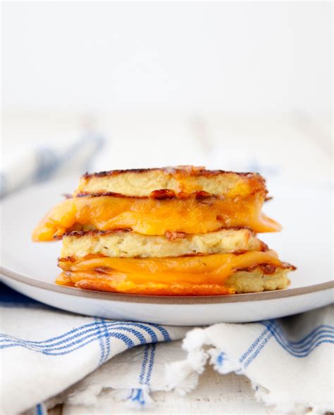 Cauliflower Crusted Grilled Cheese Sandwich Video Weelicious