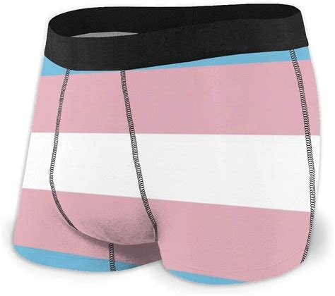 Kimisoy Bisexual Bigender Pride Flag Underwear For Men Comfortable